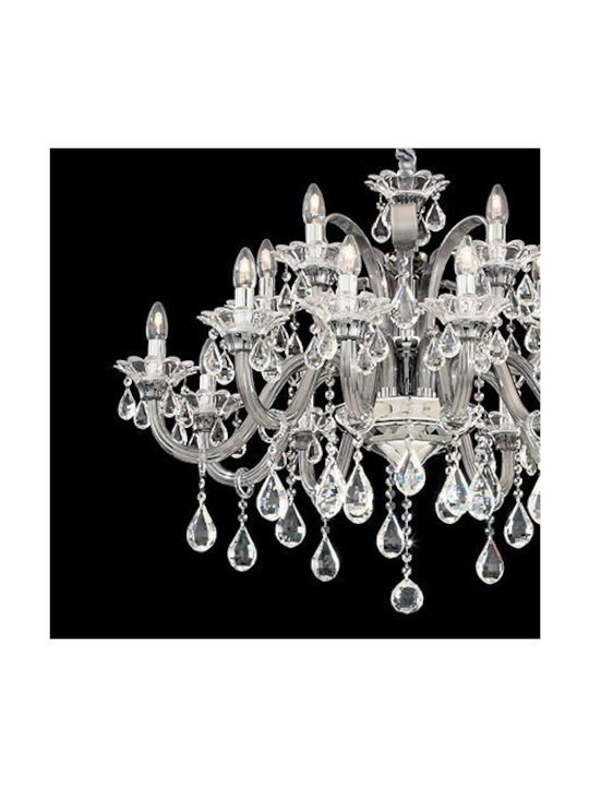 Ideal Lux Πολυέλαιος Διάφανος 081557 - second view